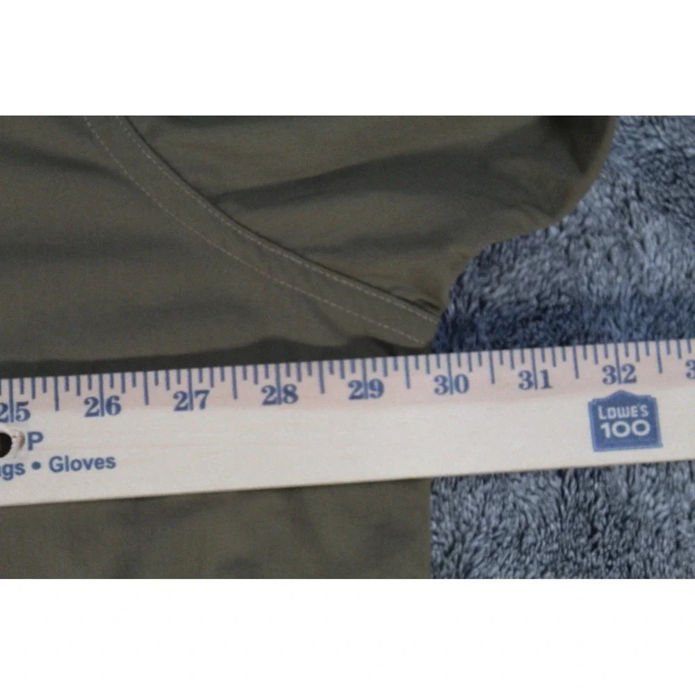 VTG‎ LL Bean Hunting Shirt XXL Made in Canada Beige Long Sleeve High Visibility